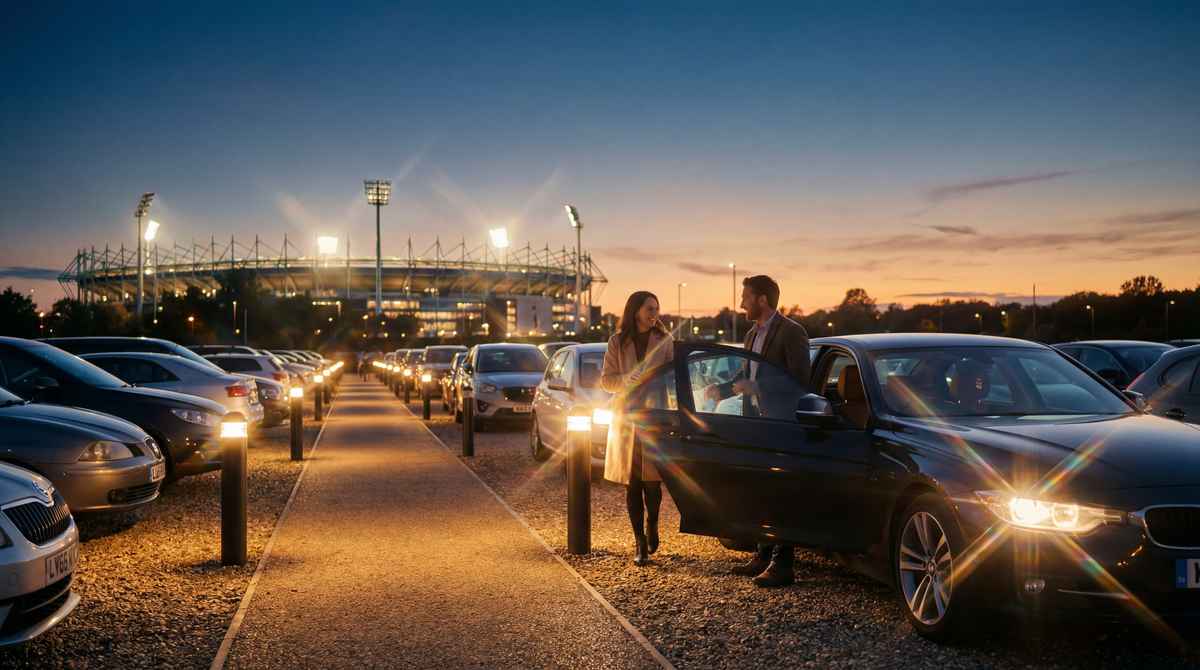 PRE-BOOKABLE CONCERT PARKING MADE EFFORTLESS
